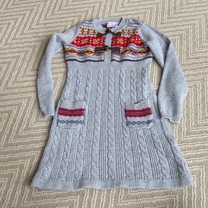 Hanna Andersson size 6-7/120 sweater dress